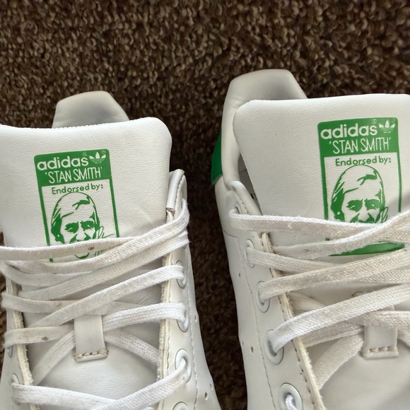 Adidas Stan Smith Primegreen FX7519 Cloud White Green US 6.5 Sneakers - Picture 5 of 7